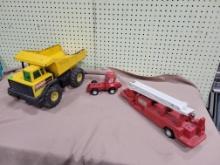 LOCAL PICKUP ONLY Tonka Dumptruck and Fire Truck