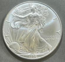 KEY DATE 1996 US Silver Eagle Dollar Coin, .999 Silver