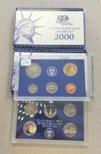 2- FULL 2000 US Mint Proof Set, includes quarters and All other coins, SELLS TIMES THE MONEY