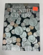 Coins of the Twentieth Century Binder, w/ asst coins, partial set builder