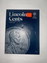 Lincoln Wheat Binder, Partial Set, 1909-1940, see pics for completeness
