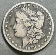 1878 Morgan Silver Dollar, 90% Silver, First Year