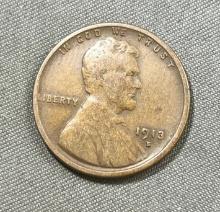 1913-S Lincoln Wheat Cent