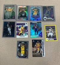 Lebron James 10 card lot Lakers Cavs NBA Basketball