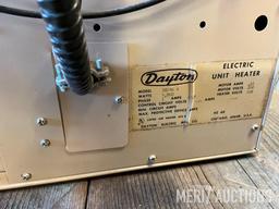 Dayton 3B086A electric hanging heater