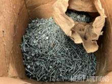 Quantity of roofing nails, feed pan etc.