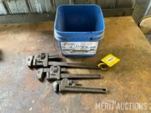 (3) pipe wrenches
