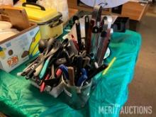 (3) Containers of Kitchen Utensils