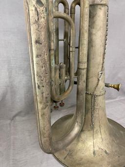 Vintage Antique Brass Tuba