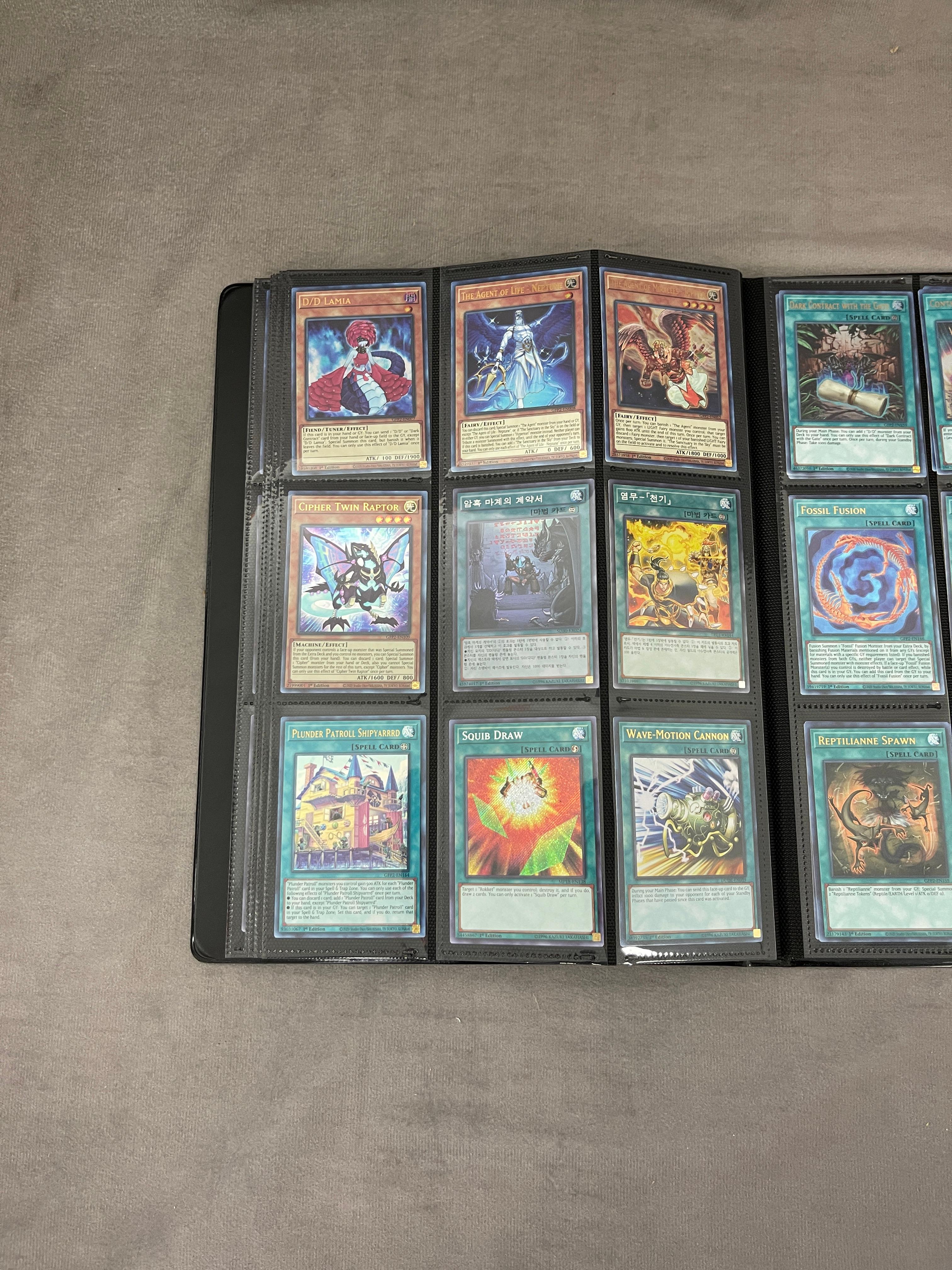 YuGiOh Trading Card Collection Binder Lot