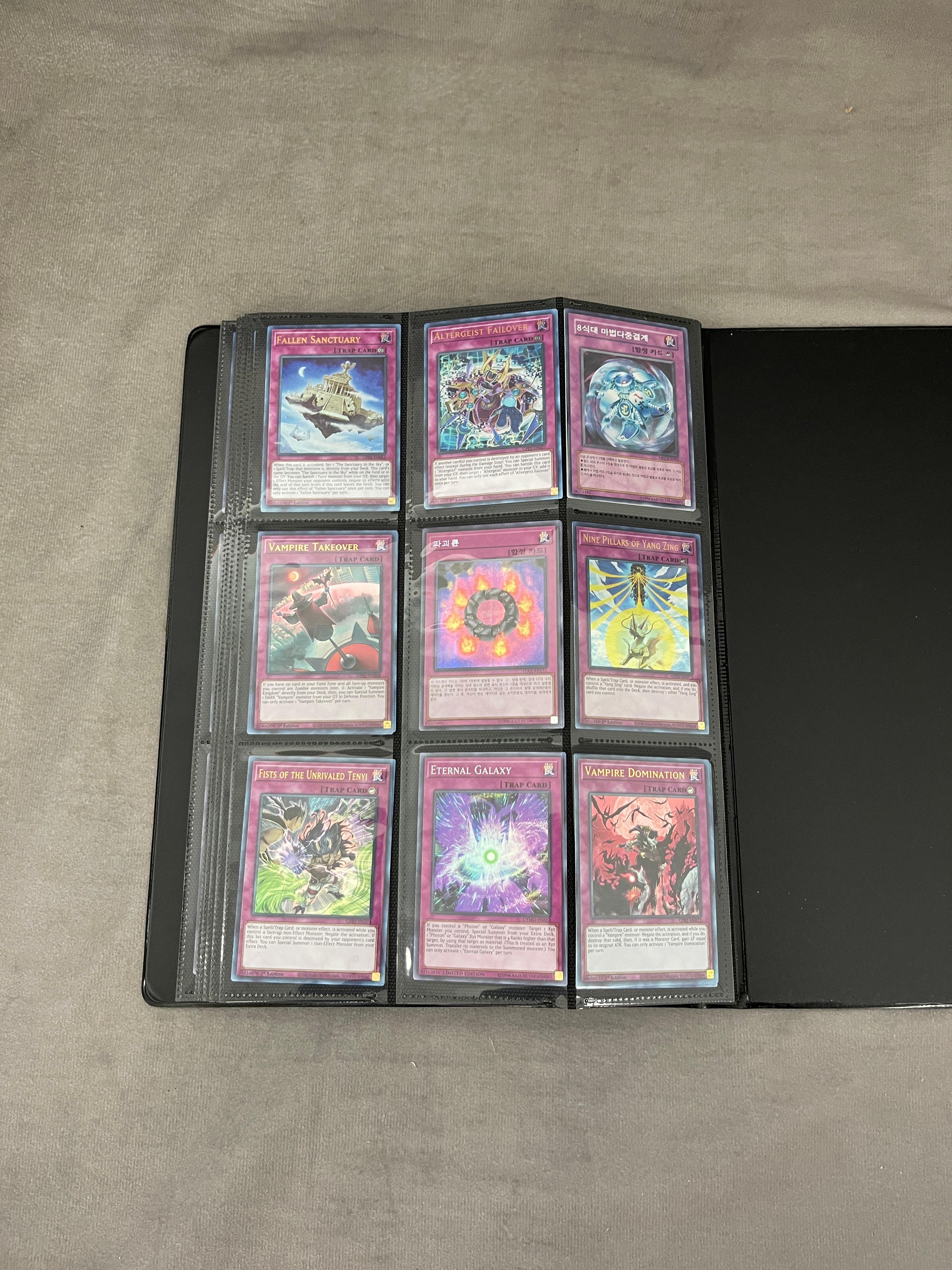 YuGiOh Trading Card Collection Binder Lot