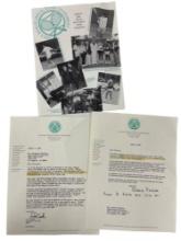 NANCY REAGAN AN invitation letter to movie actor Sylvester Stallone