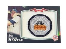 Mickey Mantle patch card 2010 Topps