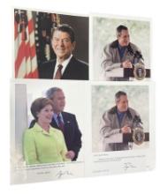 Ronald Reagan and Bush 8 x 10 Presidential photos