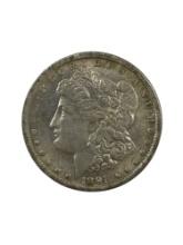 Vintage Silver 1891 Morgan Dollar Coin