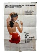 Vintage Original 1970 "Guess What We Learned in School Today" Comdey Movie Film Poster