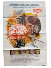 Vintage Original 1975 "Breakout" Movie Film Litho Poster