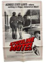 Vintage Original 1973 "Stateline Motel" Drama Movie Film Poster