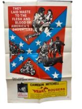 Vintage Original 1970 "Rebel Rousers' Movie Film Poster
