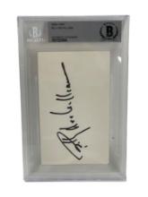Billy Dee Williams Signed Index Card Autograph Beckett Authentic