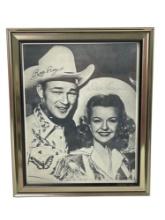 ROY ROGERS AND DALE EVANS - AUTOGRAPHED HAND SIGNED PHOTOGRAPH