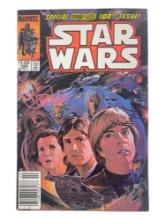 Star Wars #100 Marvel Comic Book Signed Carrie Fisher Mark Hamill Harrison Ford