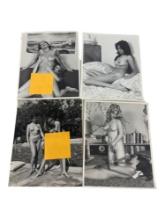 Vintage 1960s/70s Erotic Nude Female Adult Risque B&W Photo Collection Lot