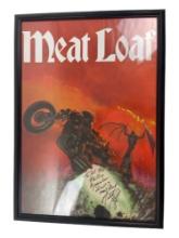 VINTAGE CONCERT POSTER MEAT LOAF SIGNED