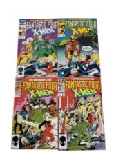 Fantastic Four vs X-Men Limited Series #1-4 Comic Books