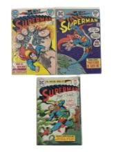 Superman #271 #274 & #285 DC Comic Books