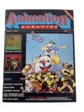 Vintage Animation Magazine Vol. 1 #1 1st Simpsons Ever Magazine