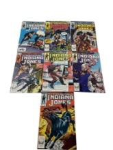 The Further Adventures of Indiana Jones #6-12 Marvel Comic Books