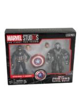 Marvel Legends Series Captain America Civil War 2 Pack Captain America Crossbones