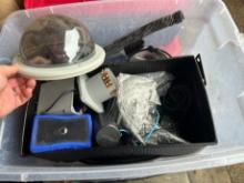 LOT - ASSROTED HARDWARE, CABLES, SUPPLIES, ETC - IN BIN