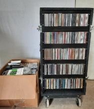 CD's with Rolling Case