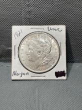 UNC 1921 Silver Morgan Dollar