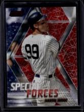 Aaron Judge 2018 Topps Stadium Club Special Forces Red Foil Insert Parallel #SF-AJ