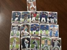 Lot of 16 Bowman MLB Cards - Many rookies, 14 1sts