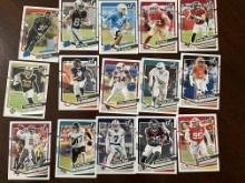 Lot of 15 Panini Donruss NFL Cards - Baker, Bosa, Chubb, Diggs
