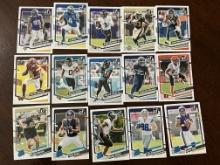 Lot of 15 Panini Donruss NFL Cards - OBJ, Ridley, Samuel