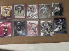 Lot of 10 NFL Cards - Several Brees, Pitts RC, Young RC