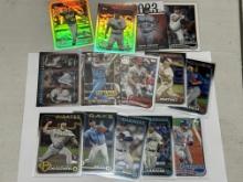 Lot of 14 MLB Topps Cards - Rooker Gold Foil, Betts, Goldschmidt, Schmidt
