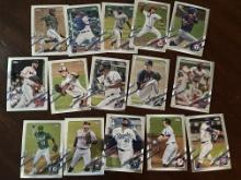 Lot of 15 MLB Topps Chrome Cards - Abreu, Springer, Baez, Sale