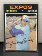 Jim Fairey 1971 Topps #474
