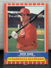 Pete Rose 1987 Fleer Limited Edition Baseball All Stars Subset #37