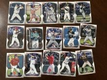 Lot of 15 Bowman MLB Cards - Many rookies, 10 1sts