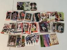 Lot of 37 MLB, NBA, NFL Sports Cards - Beckham, Harrison, Miggy, Mixon