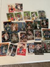 Lot of 25 MLB NBA Cards - Prizms, Refractors, RCs