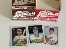1989 1990 Topps Traded Complete Sets
