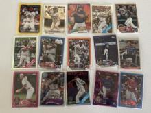 Lot of 15 MLB Cards - Inserts, parallels, serial numbered